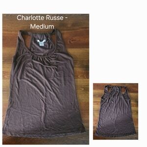 Charlotte Russe Chocolate Tank Top